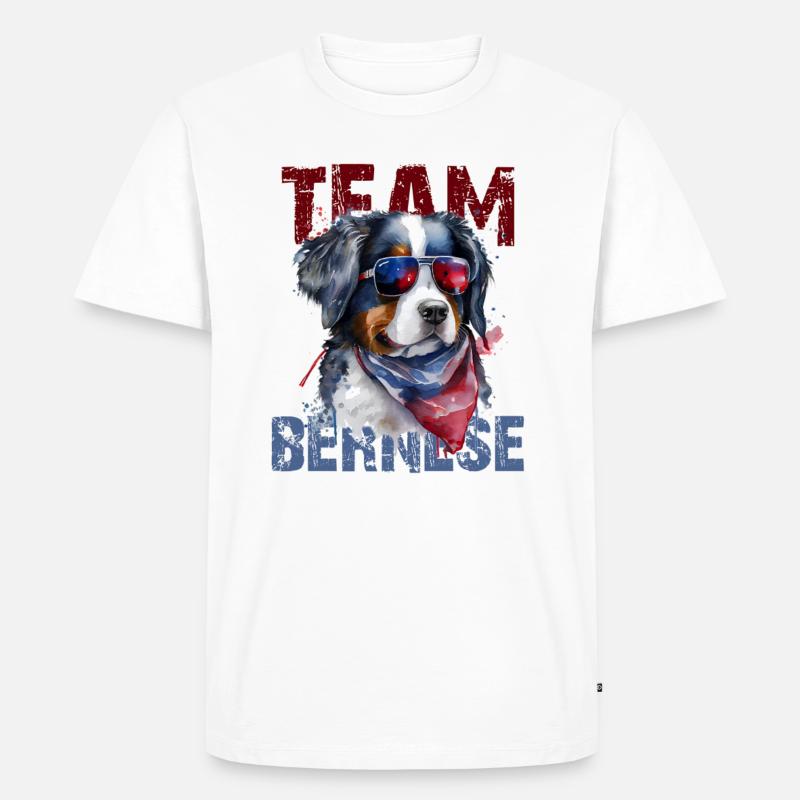 Berner Sennenhund - Männer Premium Bio T-Shirt - Weiß