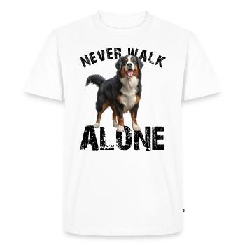 Bouvier bernois - T-shirt Premium bio Homme - blanc - Devant - Nico (187cm)
