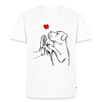Cane corso - T-shirt Premium bio Homme - blanc - Devant - Nico (187cm)