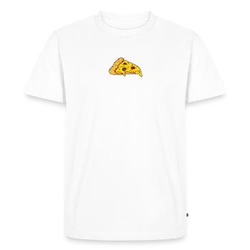 Snack Pizzalove Pizza Lover Gift - Men's Premium Organic T-Shirt - white - Front - Nico (187cm)