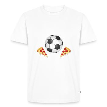 Snack Pizzalove Pizza Lover Gift - Men's Premium Organic T-Shirt - white - Front - Nico (187cm)