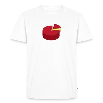 Snack Cheese Lover Cheese Gift - T-shirt Premium bio Homme - blanc - Devant - Nico (187cm)