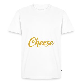 Snack Cheese Lover Cheese Gift - T-shirt Premium bio Homme - blanc - Devant - Nico (187cm)