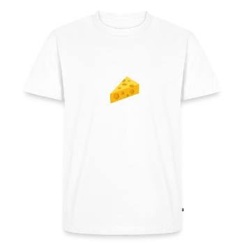 Snack Cheese Lover Cheese Gift - T-shirt Premium bio Homme - blanc - Devant - Nico (187cm)