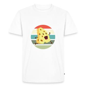 Snack Cheese Lover Cheese Gift - T-shirt Premium bio Homme - blanc - Devant - Nico (187cm)