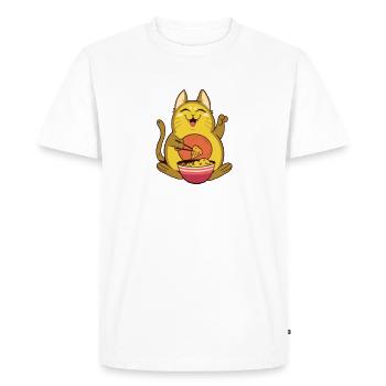 Nacho Lover Nacho Gift Mexican Food - Men's Premium Organic T-Shirt - white - Front - Nico (187cm)
