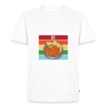 Nacho Lover Nacho Gift Mexican Food - Men's Premium Organic T-Shirt - white - Front - Nico (187cm)