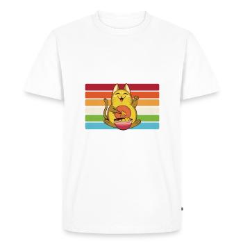 Nacho Lover Nacho Gift Mexican Food - Men's Premium Organic T-Shirt - white - Front - Nico (187cm)