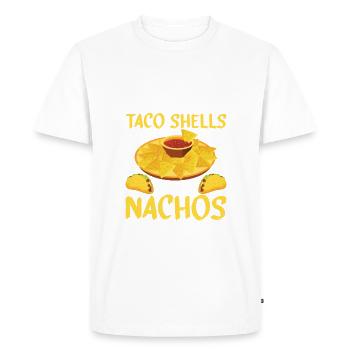 Nacho Lover Nacho Gift Mexican Food - Men's Premium Organic T-Shirt - white - Front - Nico (187cm)