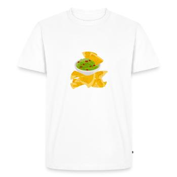 Nacho Lover Nacho Gift Mexican Food - Men's Premium Organic T-Shirt - white - Front - Nico (187cm)