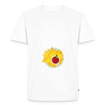 Nacho Lover Nacho Gift Mexican Food - Men's Premium Organic T-Shirt - white - Front - Nico (187cm)