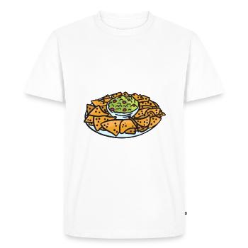 Nacho Lover Nacho Gift Mexican Food - Men's Premium Organic T-Shirt - white - Front - Nico (187cm)