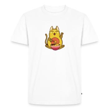 Nacho Lover Nacho Gift Mexican Food - Men's Premium Organic T-Shirt - white - Front - Nico (187cm)