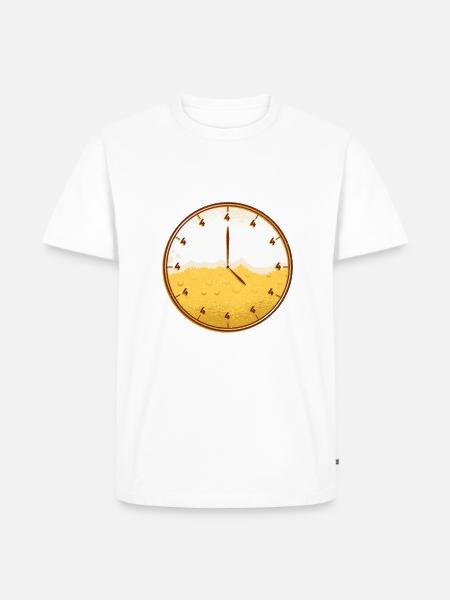 Beer Drinker Beer Gifts - Men's Premium Organic T-Shirt - white