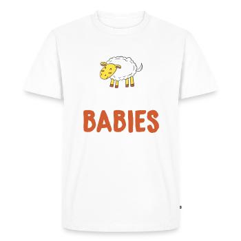 Veggie Lover Vegan Gift - Men's Premium Organic T-Shirt - white - Front - Nico (187cm)