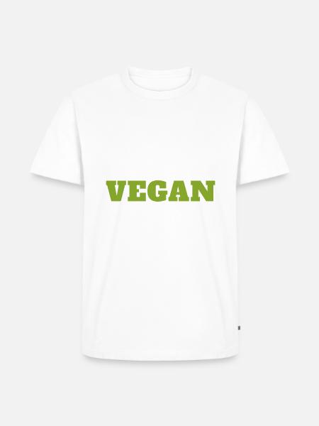 Veggie Lover Vegan Gift - Men's Premium Organic T-Shirt - white
