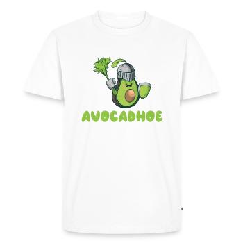 Veggie Lover Vegan Gift - Men's Premium Organic T-Shirt - white - Front - Nico (187cm)