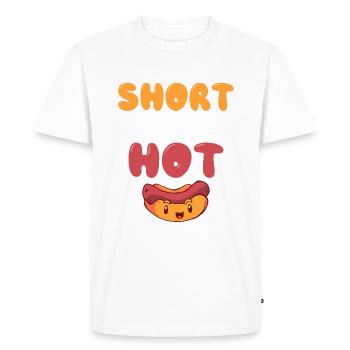 Hotdog Lover Hot Dogs Gifts - Men's Premium Organic T-Shirt - white - Front - Nico (187cm)