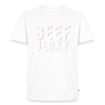 Beef Jerky Gift Beef Jerky Lover - Men's Premium Organic T-Shirt - white - Front - Nico (187cm)