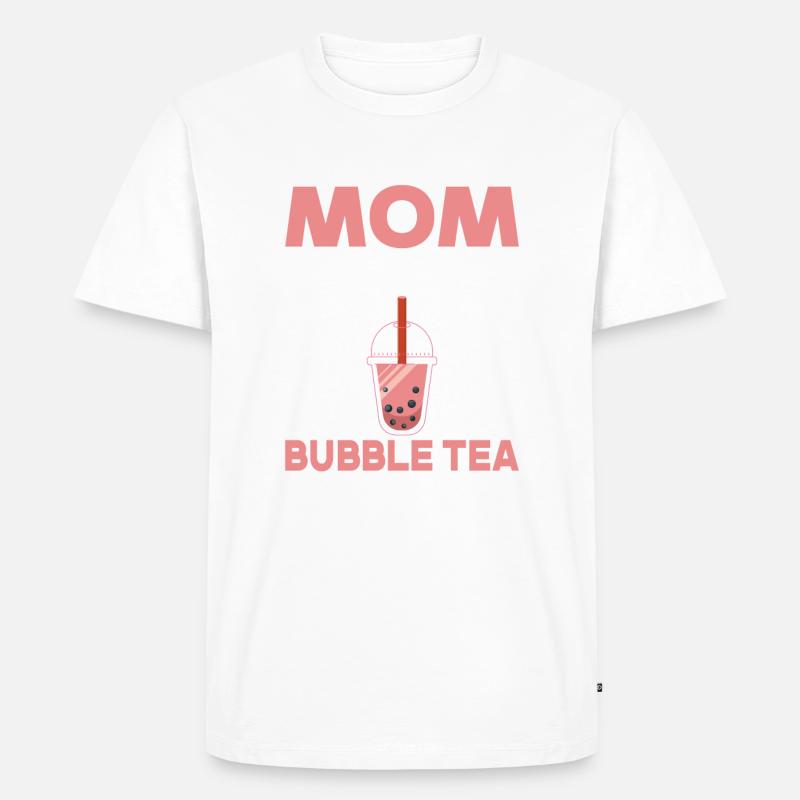 Bubble Tea Lover Geschenk - Männer Premium Bio T-Shirt - Weiß