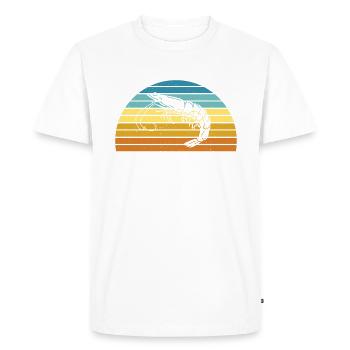 Shrimp Lover Gift - Men's Premium Organic T-Shirt - white - Front - Nico (187cm)