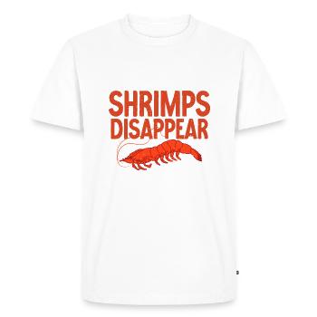 Shrimp Lover Gift - Men's Premium Organic T-Shirt - white - Front - Nico (187cm)