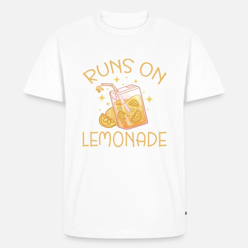 Limonade Geschenkideen - Männer Premium Bio T-Shirt - Weiß