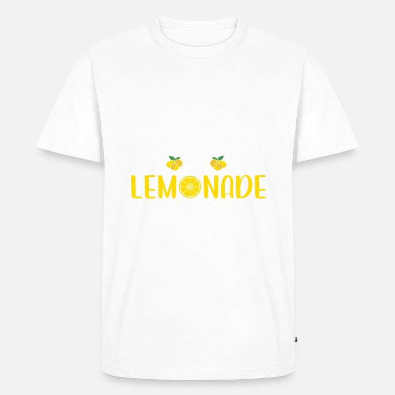 Limonade-Geschenk-Ideen - Männer Premium Bio T-Shirt - Weiß