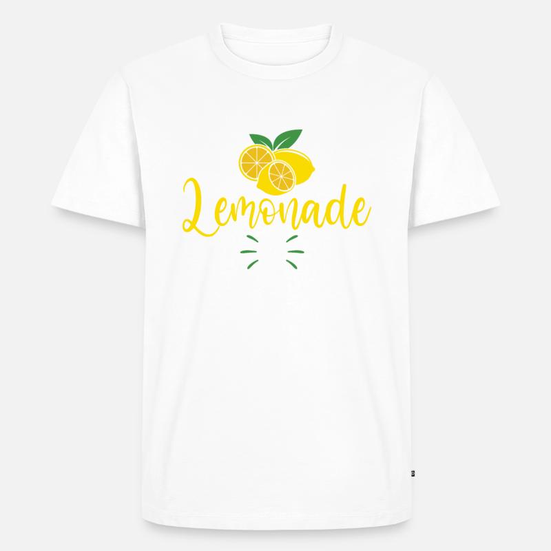 Limonade-Geschenk-Ideen - Männer Premium Bio T-Shirt - Weiß