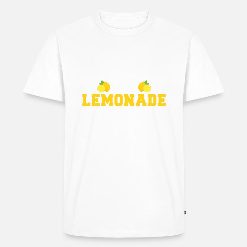 Limonade-Geschenk-Ideen - Männer Premium Bio T-Shirt - Weiß