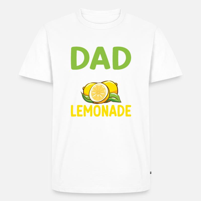Limonade Geschenkideen - Männer Premium Bio T-Shirt - Weiß