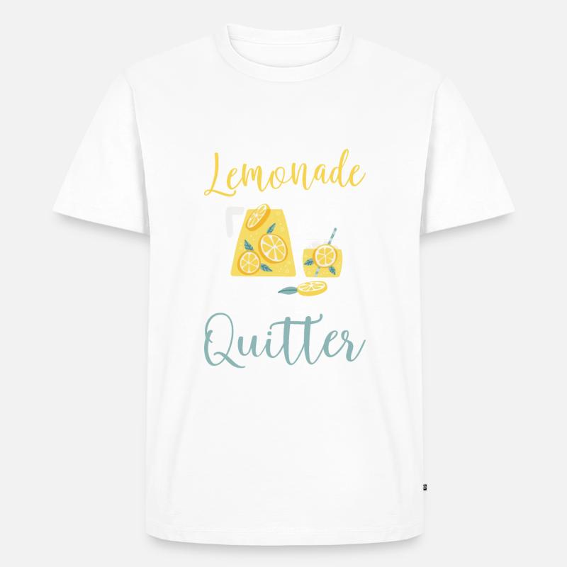 Limonade-Geschenk-Ideen - Männer Premium Bio T-Shirt - Weiß