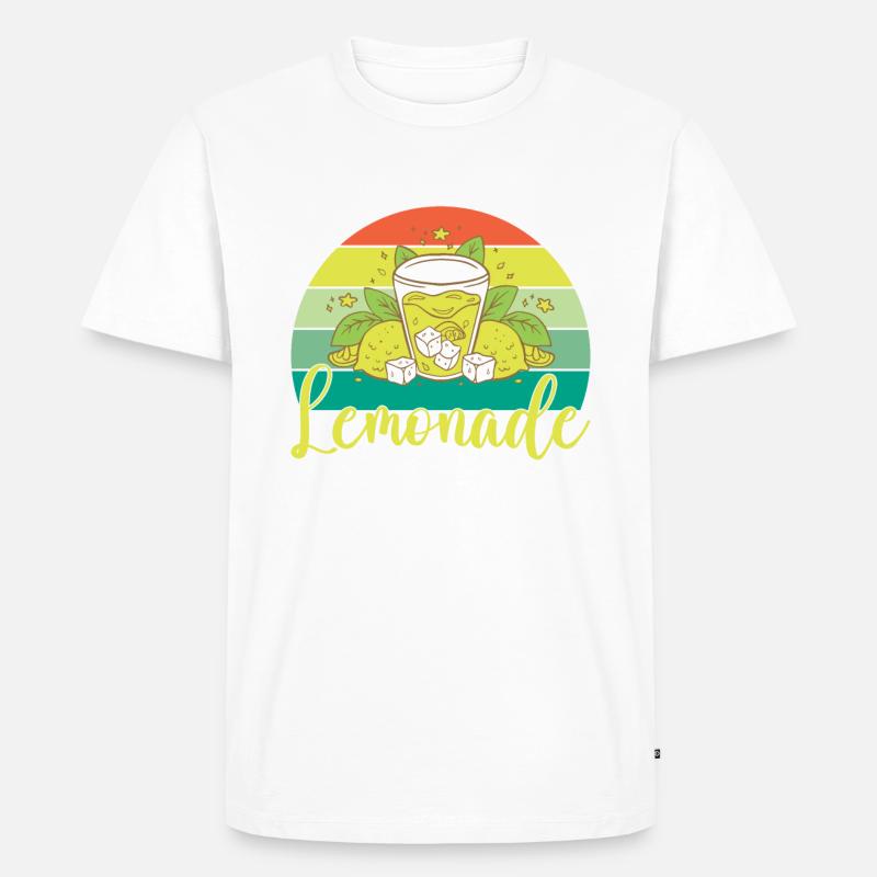 Limonade-Geschenk-Ideen - Männer Premium Bio T-Shirt - Weiß