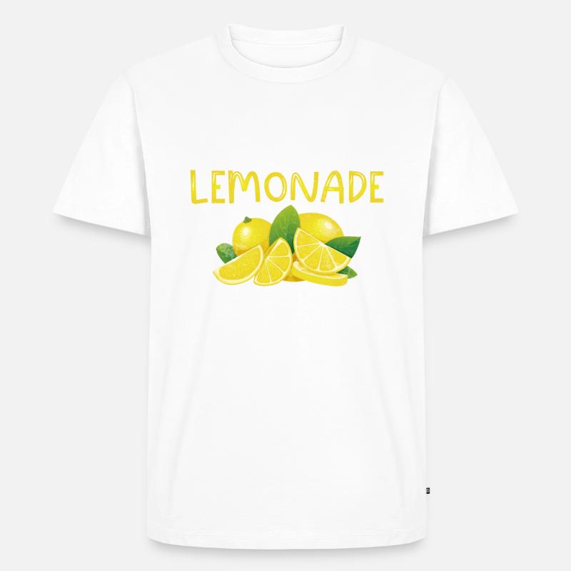 Limonade-Geschenk-Ideen - Männer Premium Bio T-Shirt - Weiß