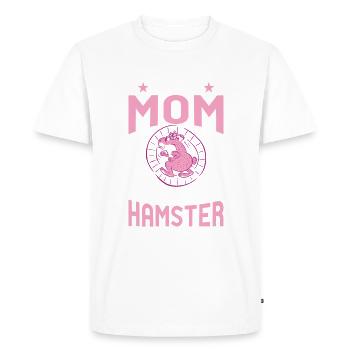 Hamster Lover Hamster Gift - Men's Premium Organic T-Shirt - white - Front - Nico (187cm)