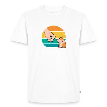 Hamster Lover Hamster Cadeau - T-shirt Premium bio Homme - blanc - Devant - Nico (187cm)