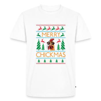 Chicken Gifts Chicken Owner - Men's Premium Organic T-Shirt - white - Front - Nico (187cm)
