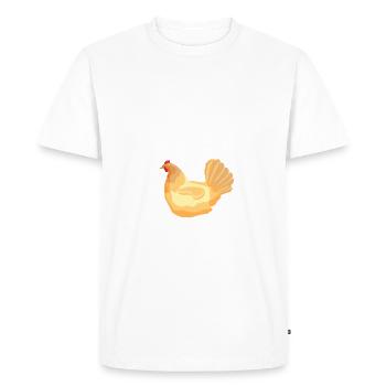 Chicken Gifts Chicken Owner - Men's Premium Organic T-Shirt - white - Front - Nico (187cm)
