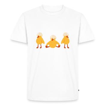 Chicken Gifts Chicken Owner - Men's Premium Organic T-Shirt - white - Front - Nico (187cm)