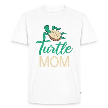Turtle Owner Gift Turtle Lover - Men's Premium Organic T-Shirt - white - Front - Nico (187cm)