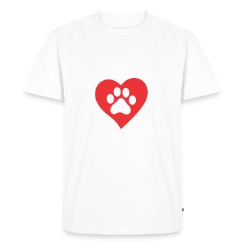 Dog Owner Gift Dog Lover - Men's Premium Organic T-Shirt - white - Front - Nico (187cm)