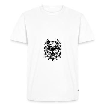 Dog Owner Gift Dog Lover - Men's Premium Organic T-Shirt - white - Front - Nico (187cm)