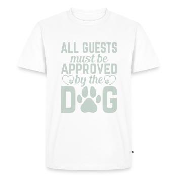 Dog Owner Gift Dog Lover - Men's Premium Organic T-Shirt - white - Front - Nico (187cm)