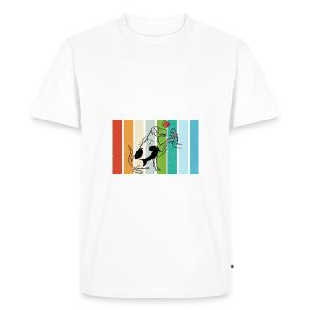 Dog Owner Gift Dog Lover - Men's Premium Organic T-Shirt - white - Front - Nico (187cm)