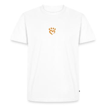 Gift Cat Owner Cat Gift - Men's Premium Organic T-Shirt - white - Front - Nico (187cm)