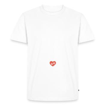 Gift Cat Owner Cat Gift - Men's Premium Organic T-Shirt - white - Front - Nico (187cm)
