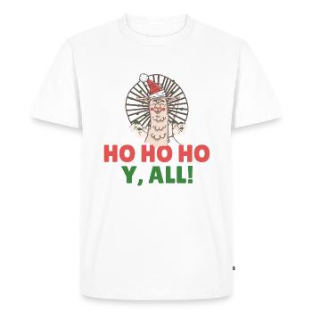 Llama Gift Llama Lover Gift - Men's Premium Organic T-Shirt - white - Front - Nico (187cm)
