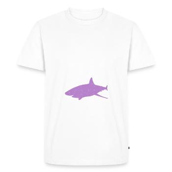 Cadeau de requin Amoureux des requins - T-shirt Premium bio Homme - blanc - Devant - Nico (187cm)