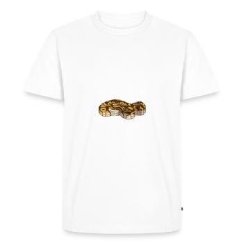 Snake Gift Snake Lover - Men's Premium Organic T-Shirt - white - Front - Nico (187cm)