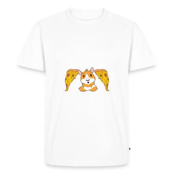 Cadeau de cochon d’Inde mignon - T-shirt Premium bio Homme - blanc - Devant - Nico (187cm)